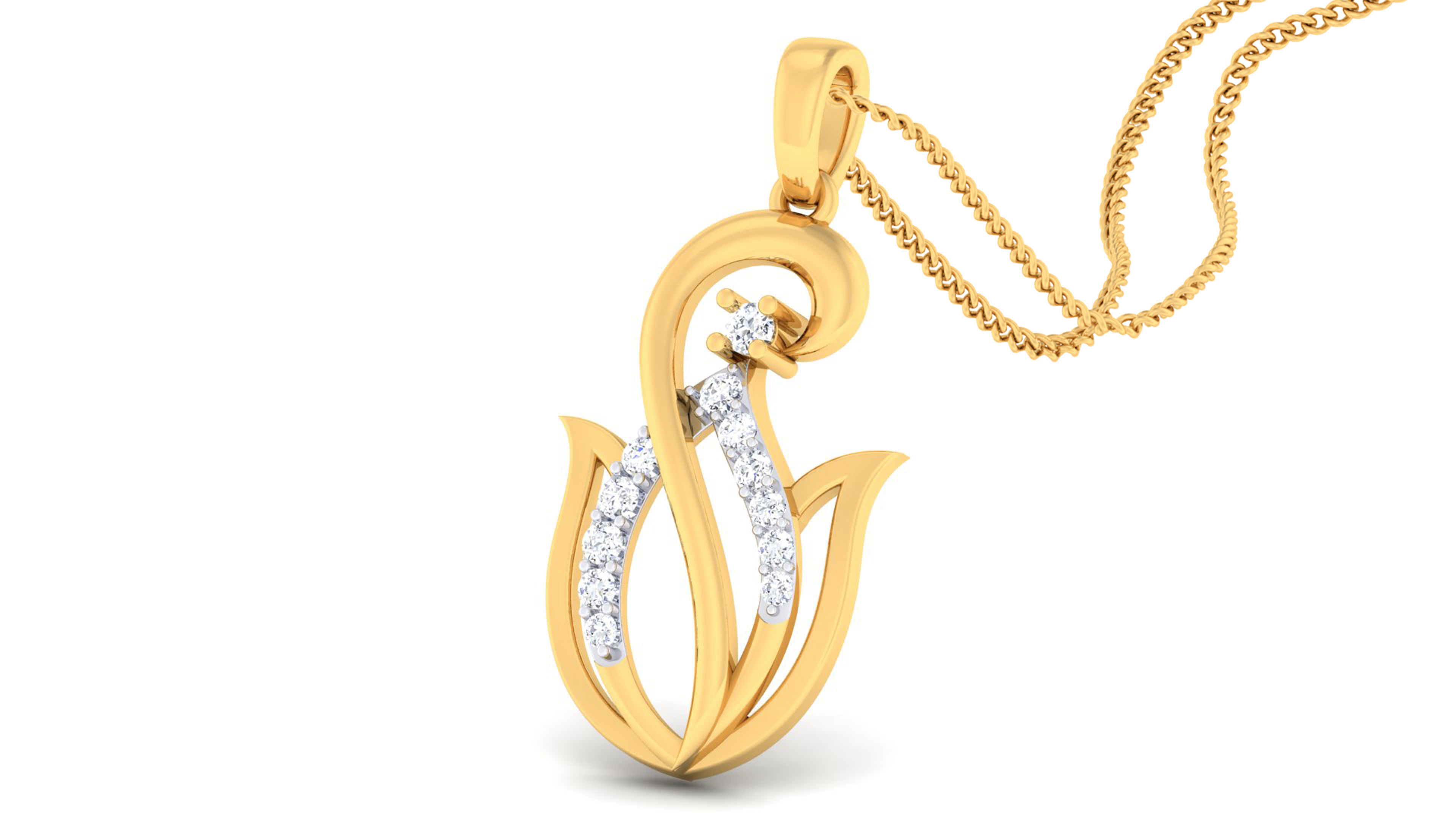 Women pendant earrings set 3dm mgx render detail 3D print model_6