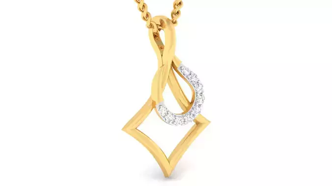 Women pendant earrings set 3dm mgx render detail