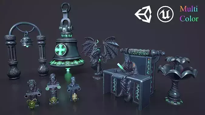 Fantasy Statues 2 Pack