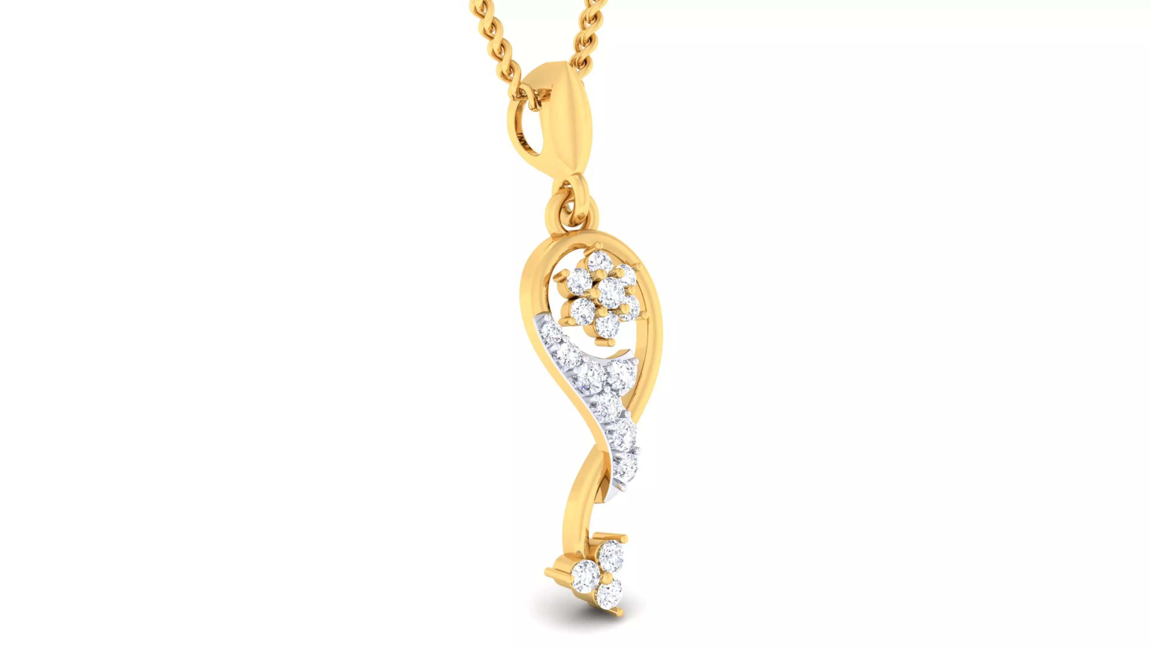 Women pendant earrings set 3dm mgx render detail 3D print model
