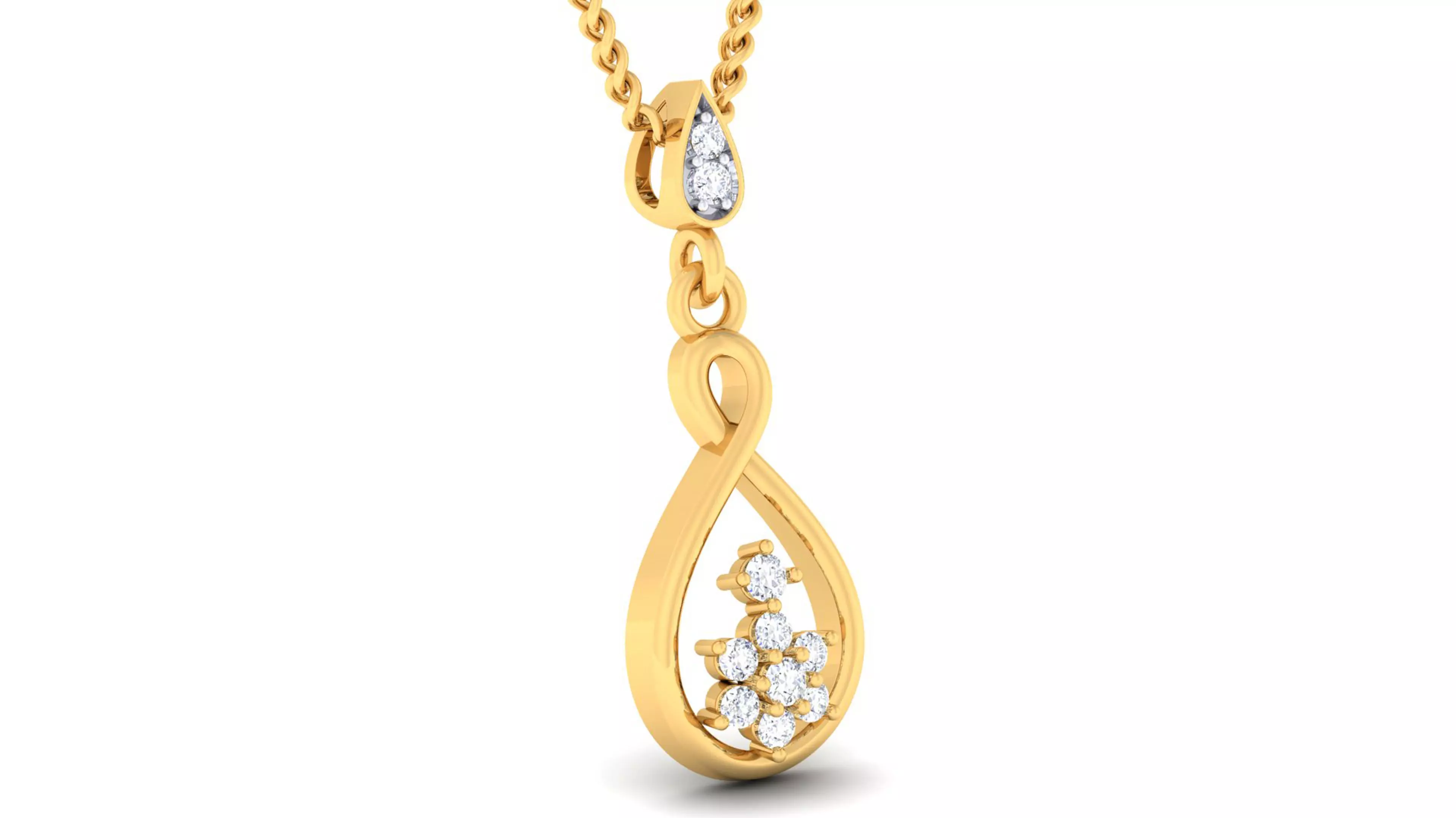 Women pendant earrings set 3dm mgx render detail  3D print model_0