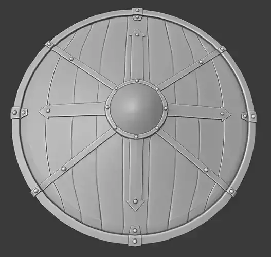 viking shield 4 3D print model