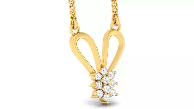 Women pendant earrings set 3dm mgx render detail 