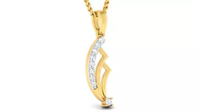 Women pendant earrings set 3dm mgx render detail 