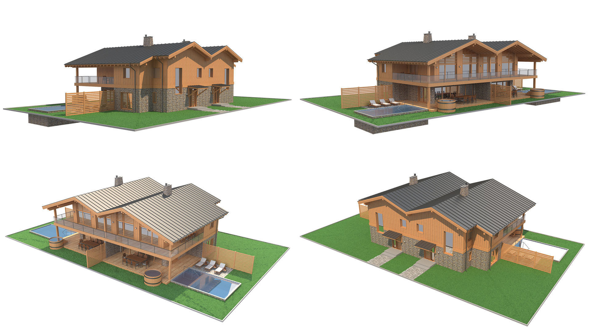Chalet House 5 3D model_19