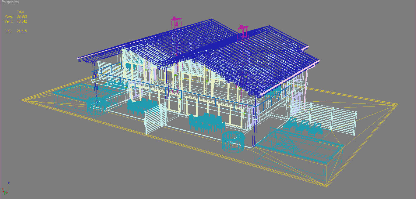 Chalet House 5 3D model_10