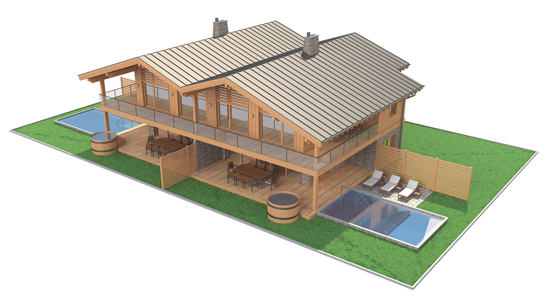 Chalet House 5 3D model_18