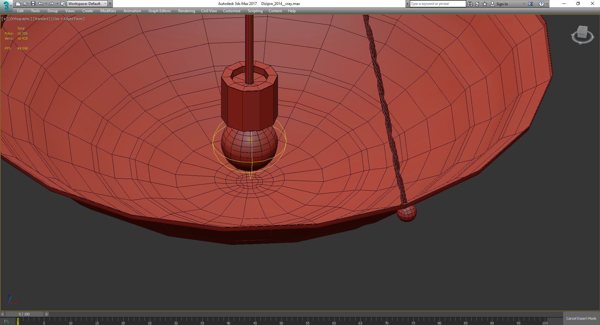 Chandeliers 3d models Collection 10 models Low-poly 3D model_46
