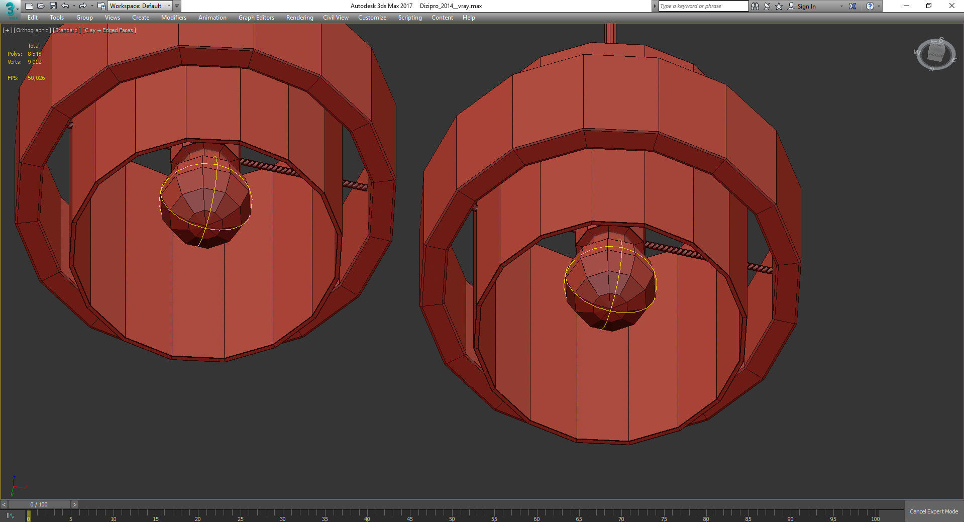 Chandeliers 3d models Collection 10 models Low-poly 3D model_30