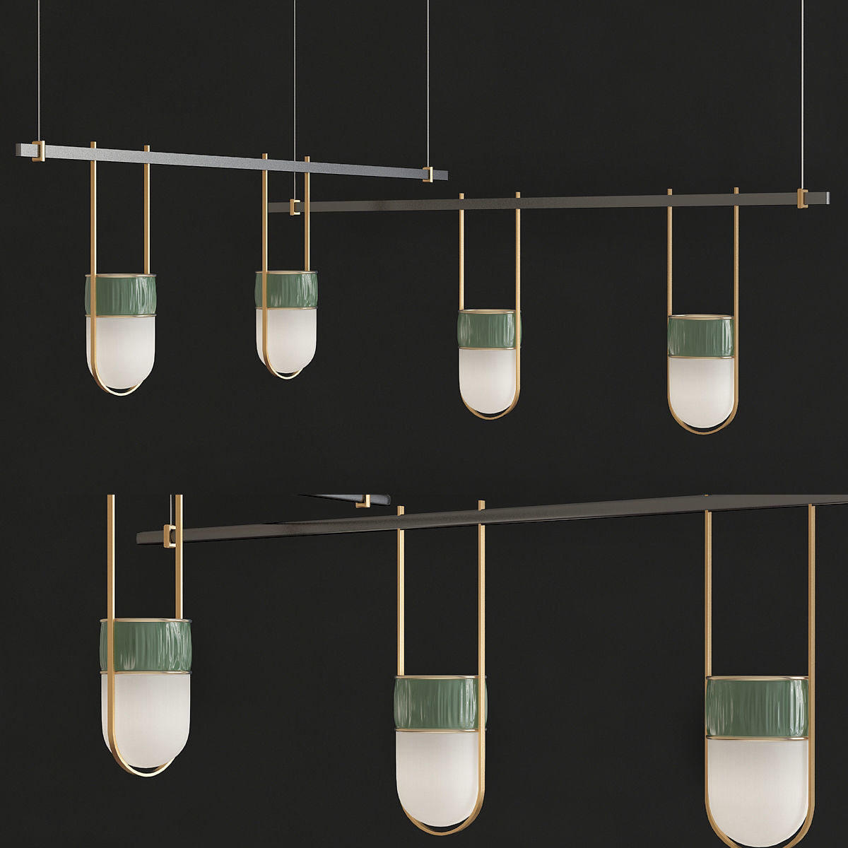 Chandeliers 3d models mega pack 100 models 3D Model Collection_77