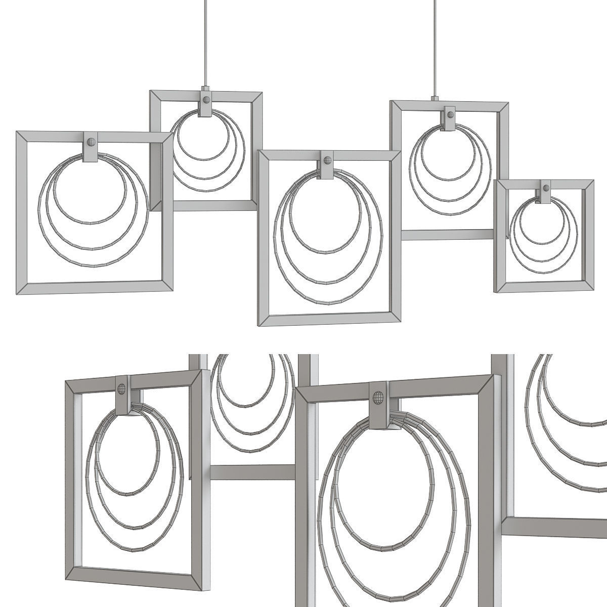 Chandeliers 3d models mega pack 100 models 3D Model Collection_188
