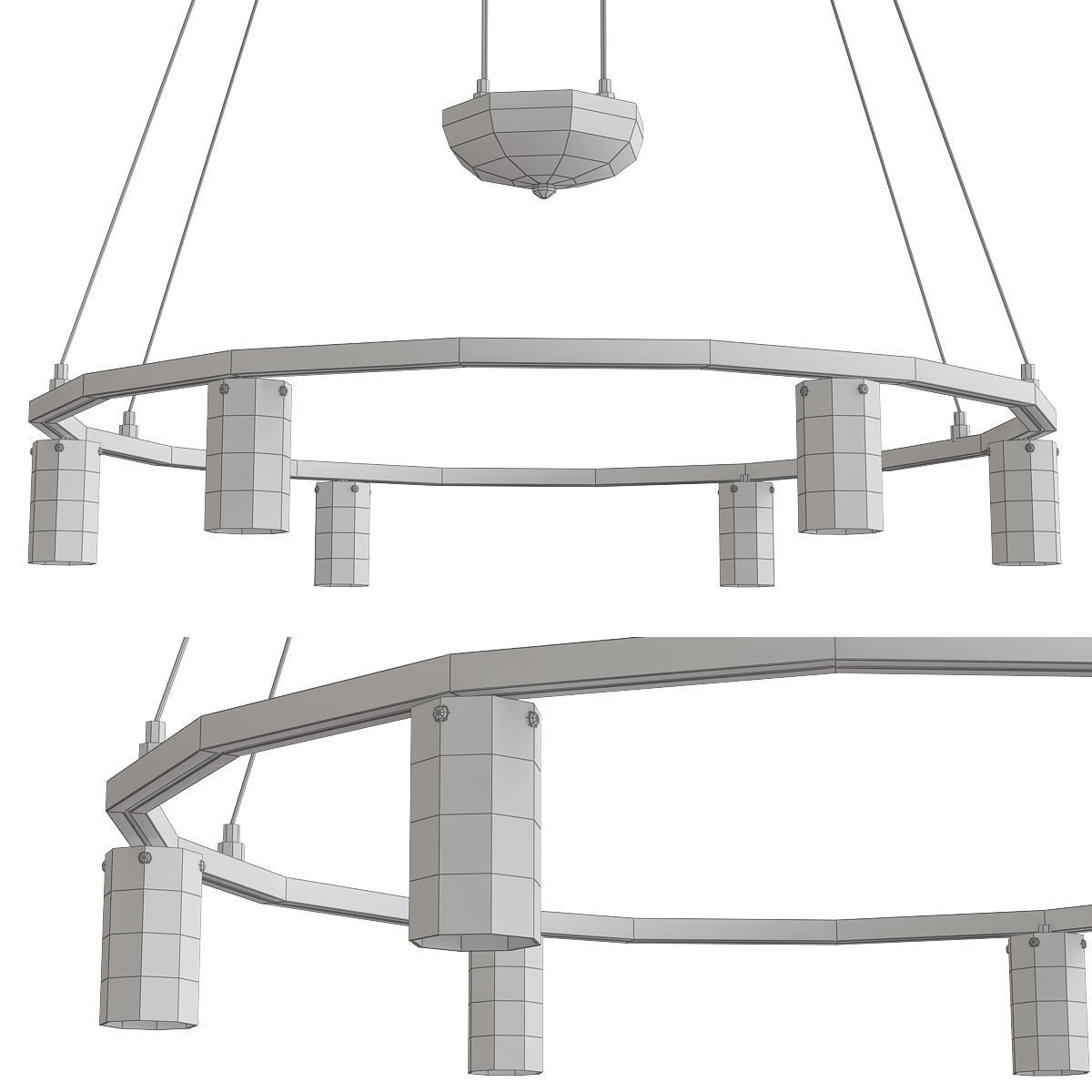 Chandeliers 3d models mega pack 100 models 3D Model Collection_158