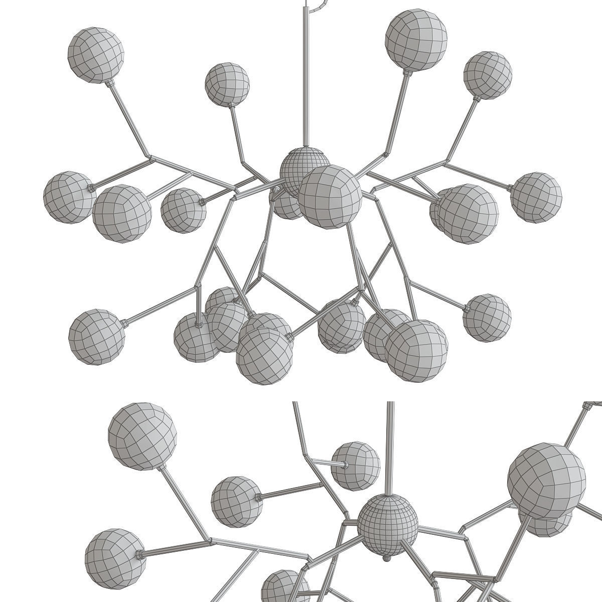 Chandeliers 3d models mega pack 100 models 3D Model Collection_122