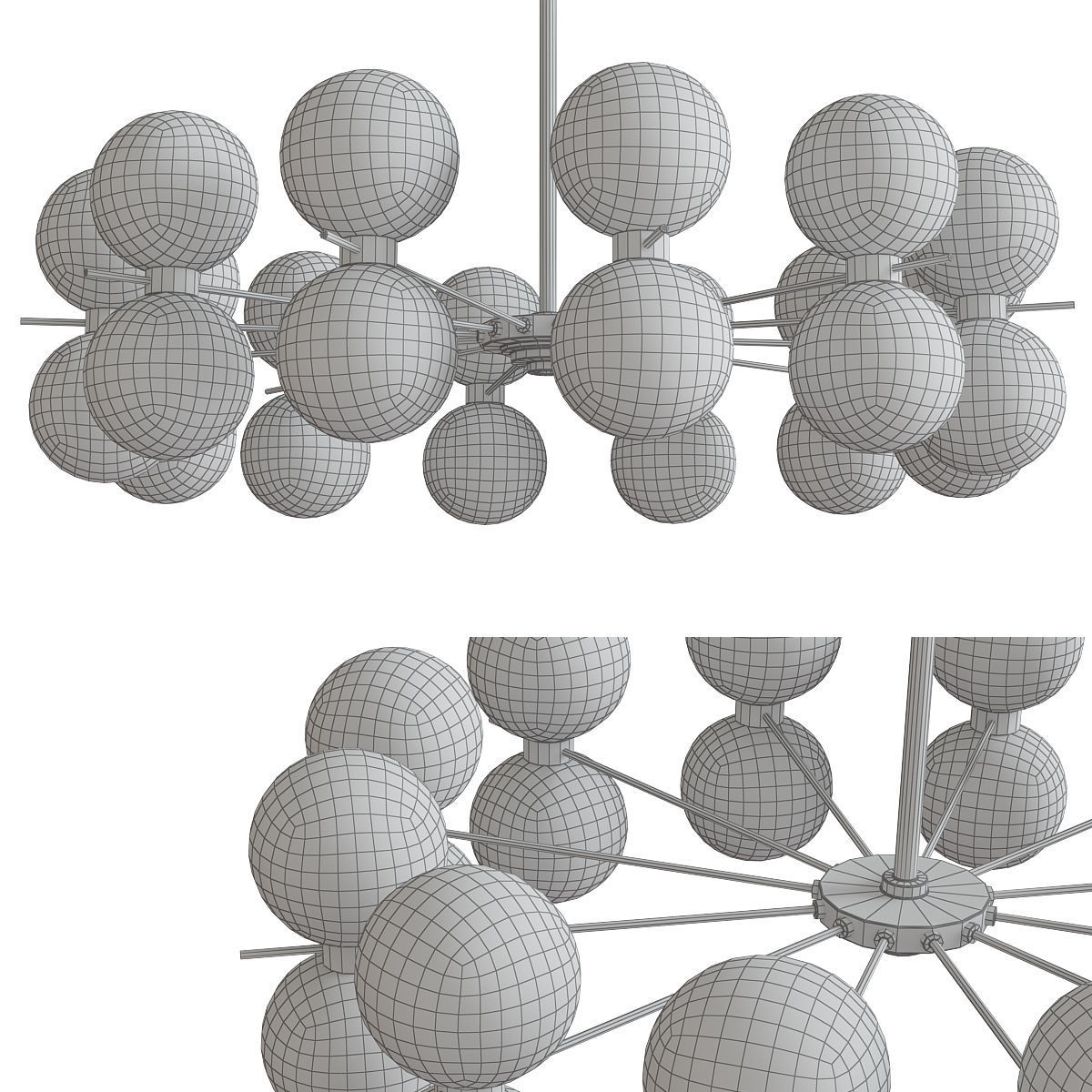 Chandeliers 3d models mega pack 100 models 3D Model Collection_187