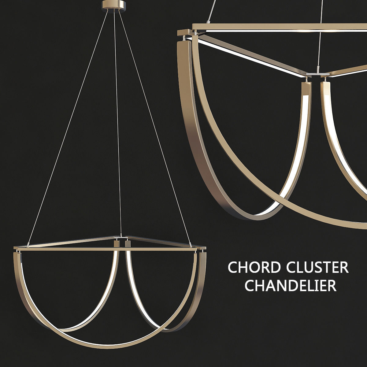 Chandeliers 3d models mega pack 100 models 3D Model Collection_35