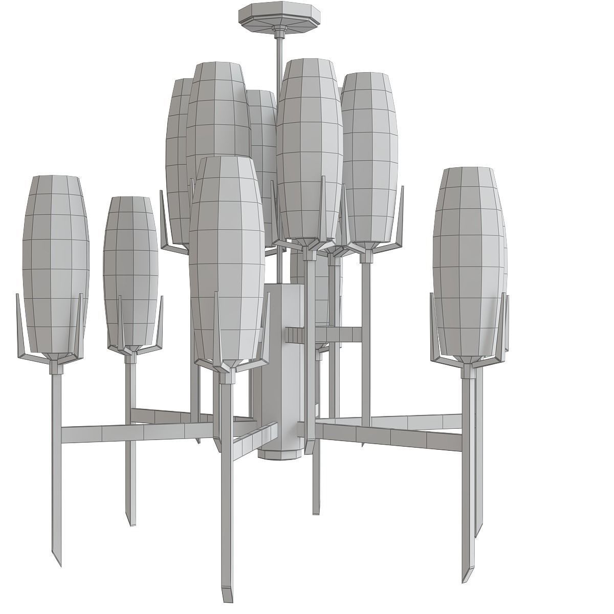 Chandeliers 3d models mega pack 100 models 3D Model Collection_181