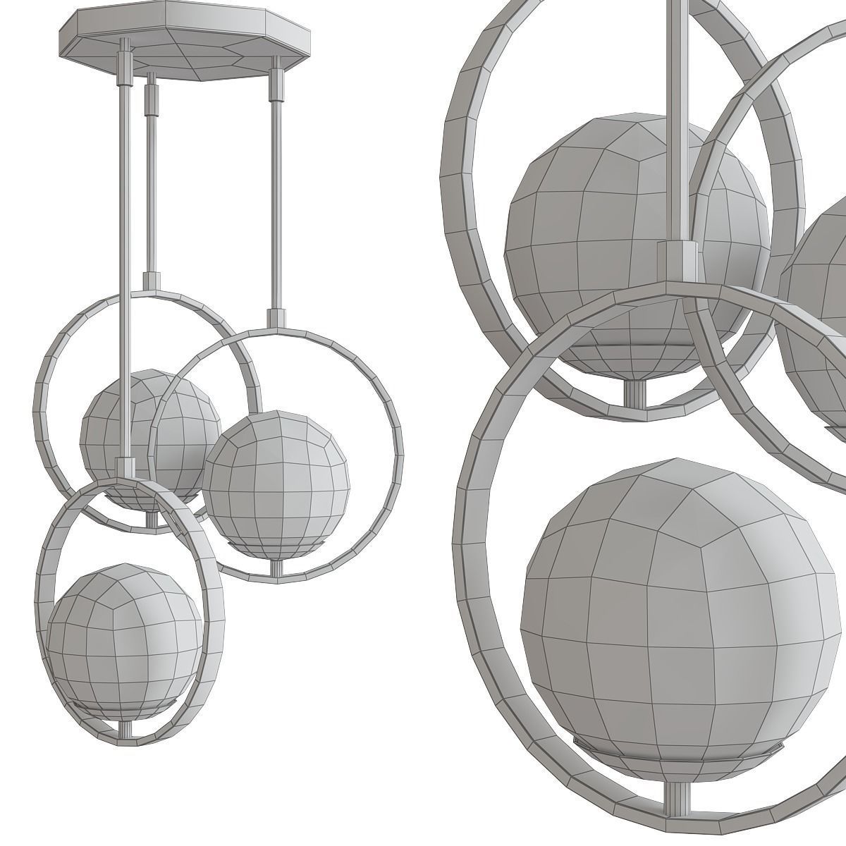 Chandeliers 3d models mega pack 100 models 3D Model Collection_119