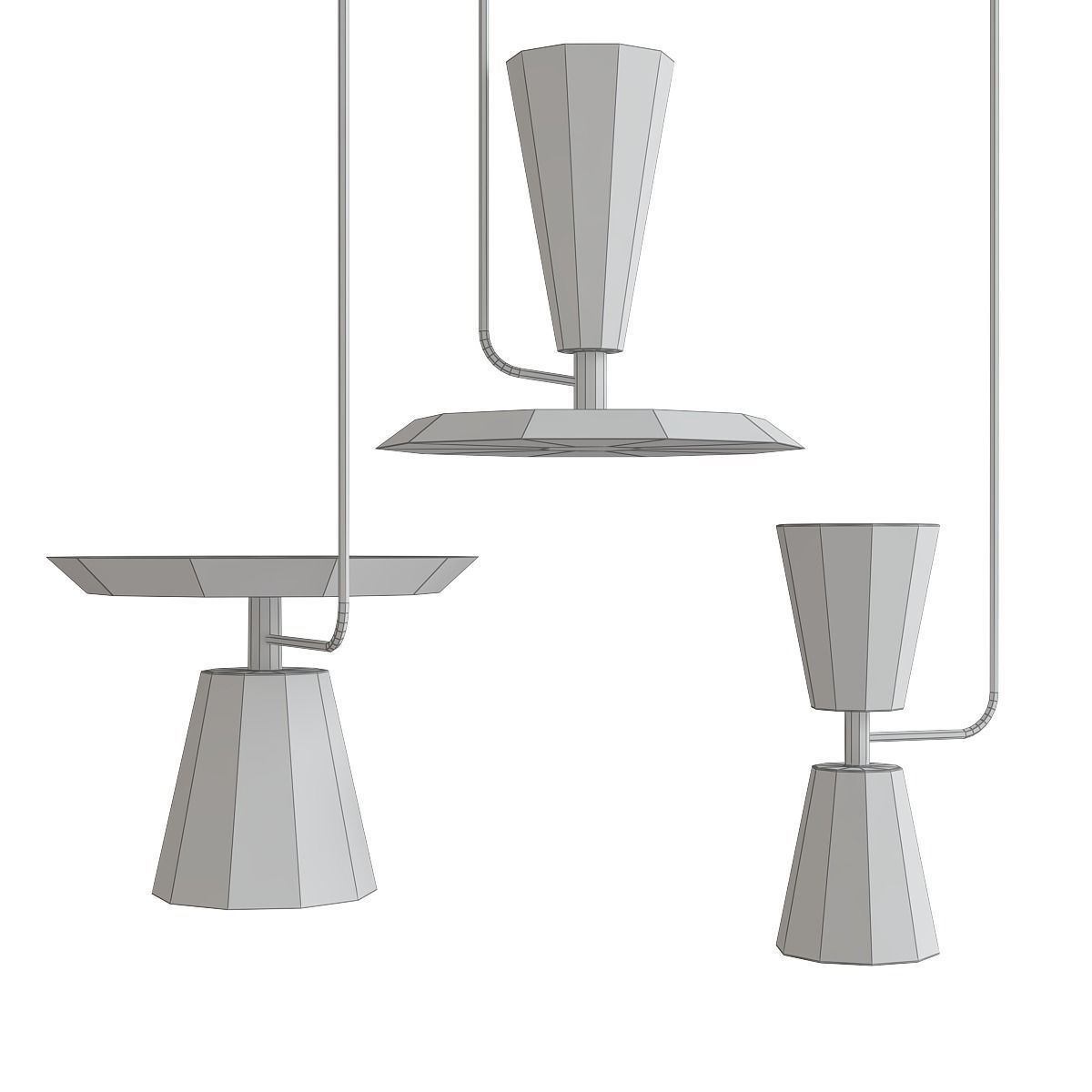 Chandeliers 3d models mega pack 100 models 3D Model Collection_151