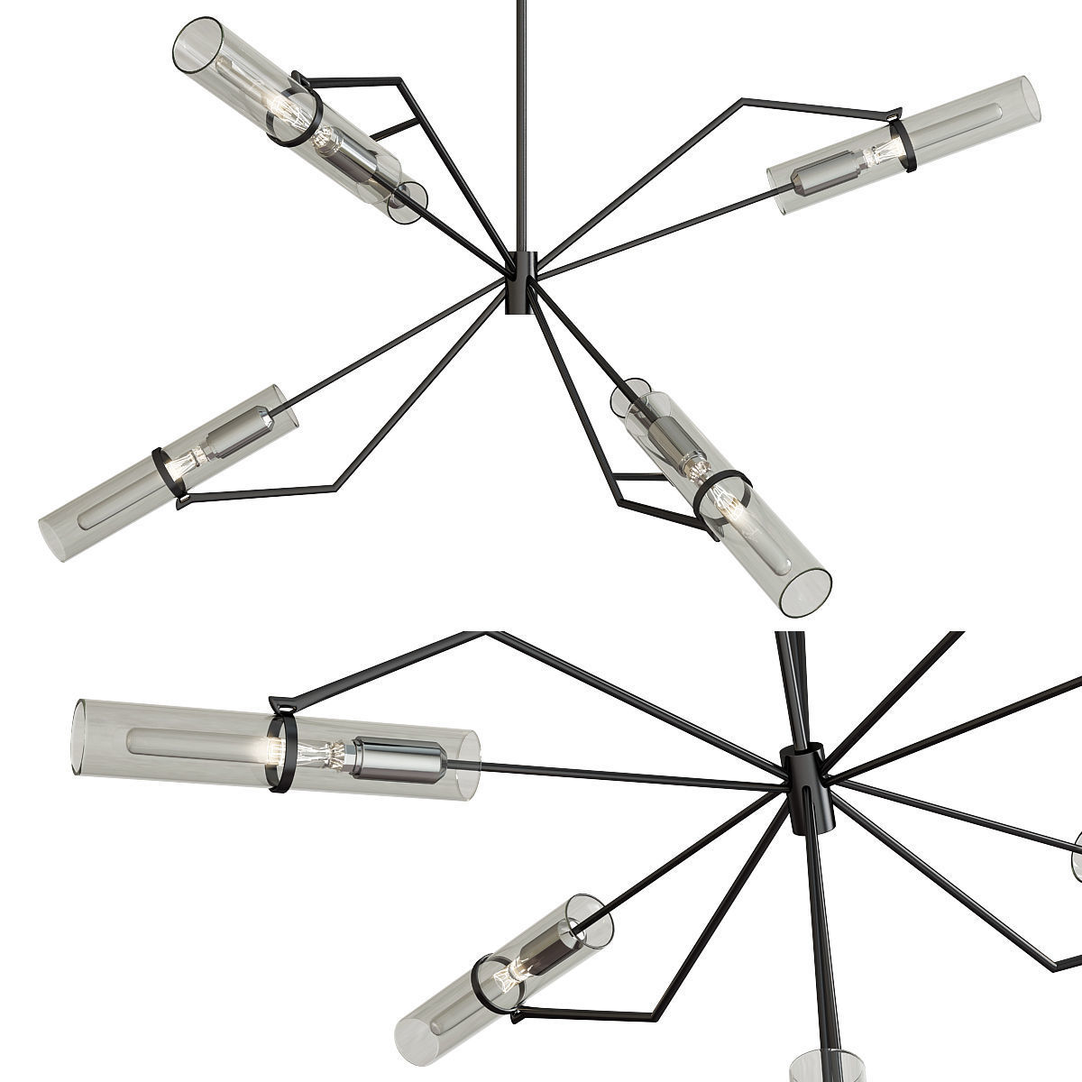 Chandeliers 3d models mega pack 100 models 3D Model Collection_42