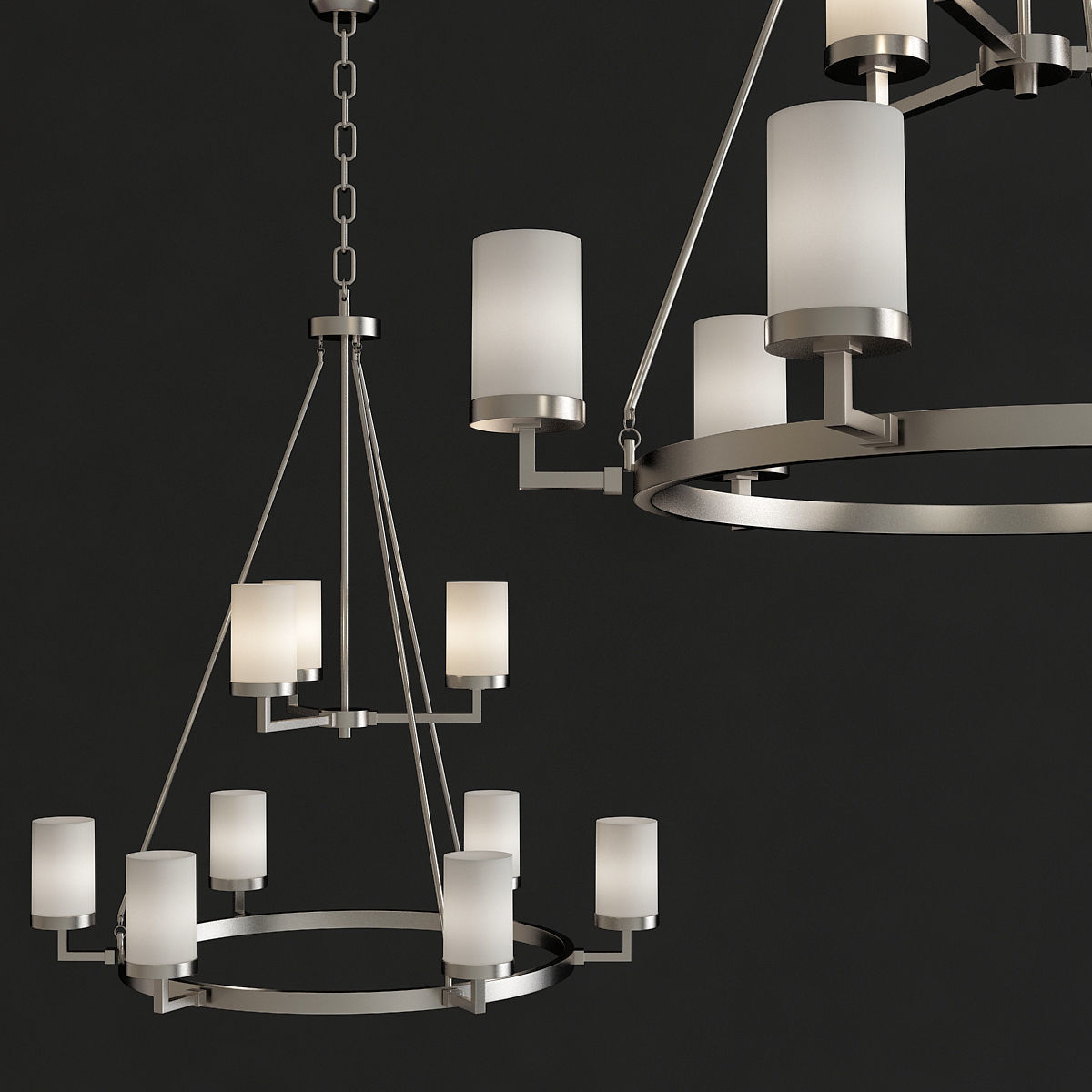 Chandeliers 3d models mega pack 100 models 3D Model Collection_61