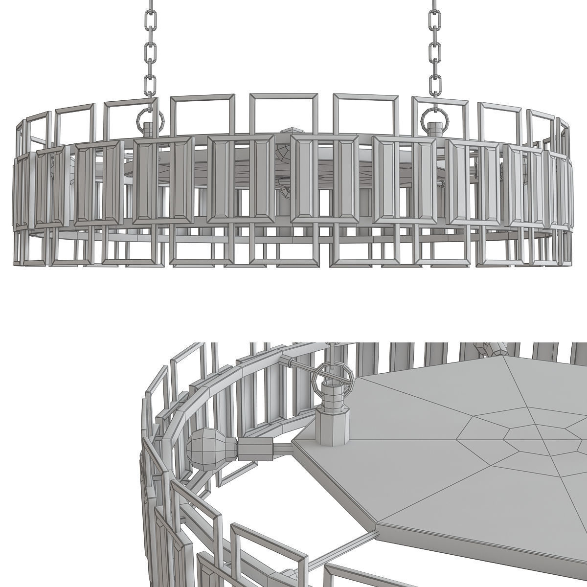Chandeliers 3d models mega pack 100 models 3D Model Collection_123