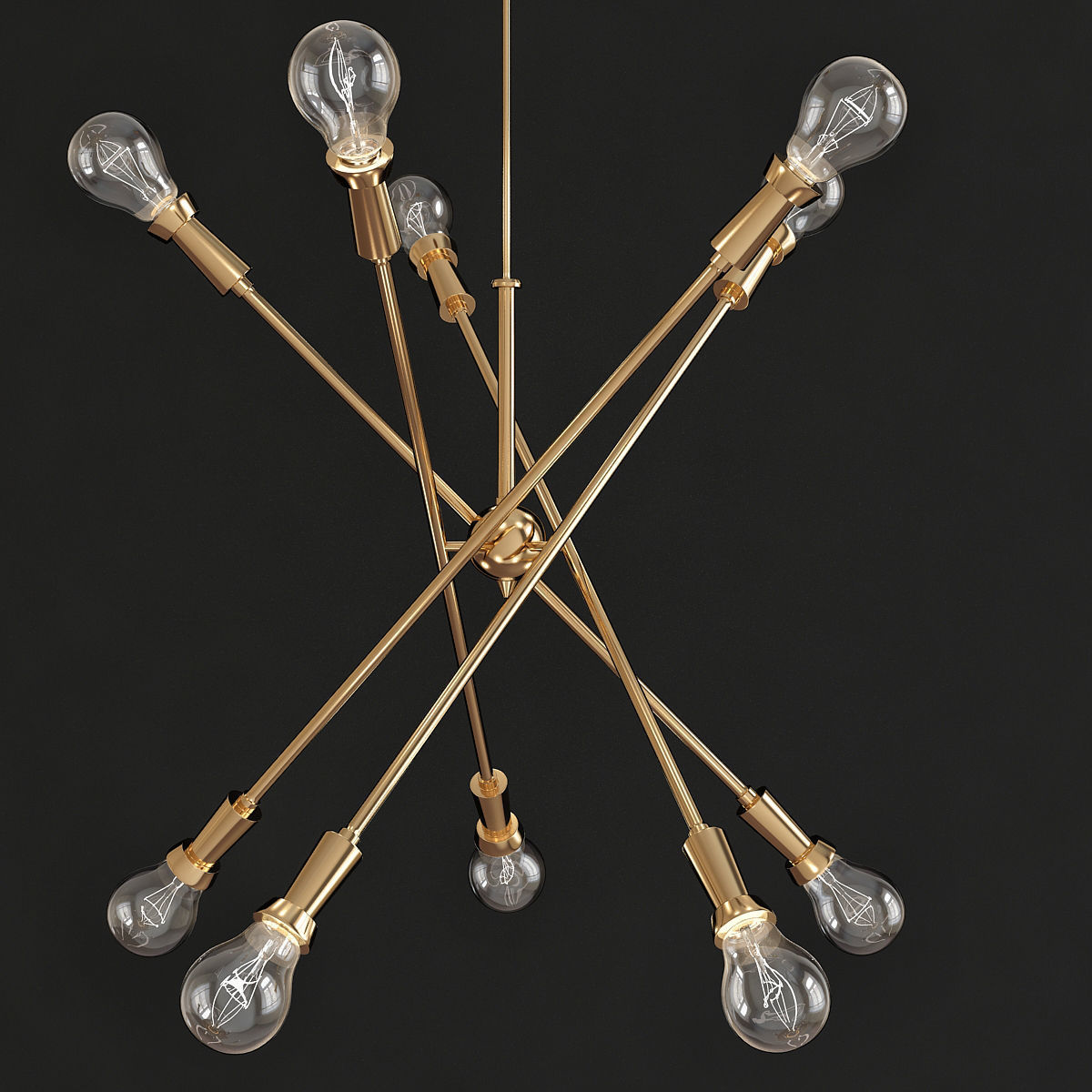 Chandeliers 3d models mega pack 100 models 3D Model Collection_70