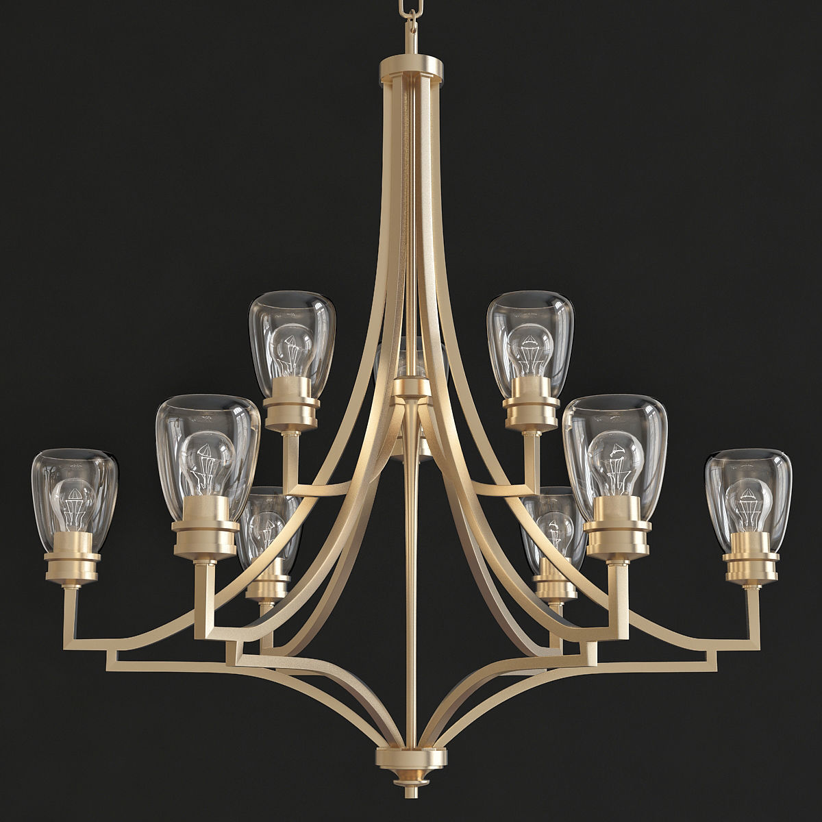 Chandeliers 3d models mega pack 100 models 3D Model Collection_71