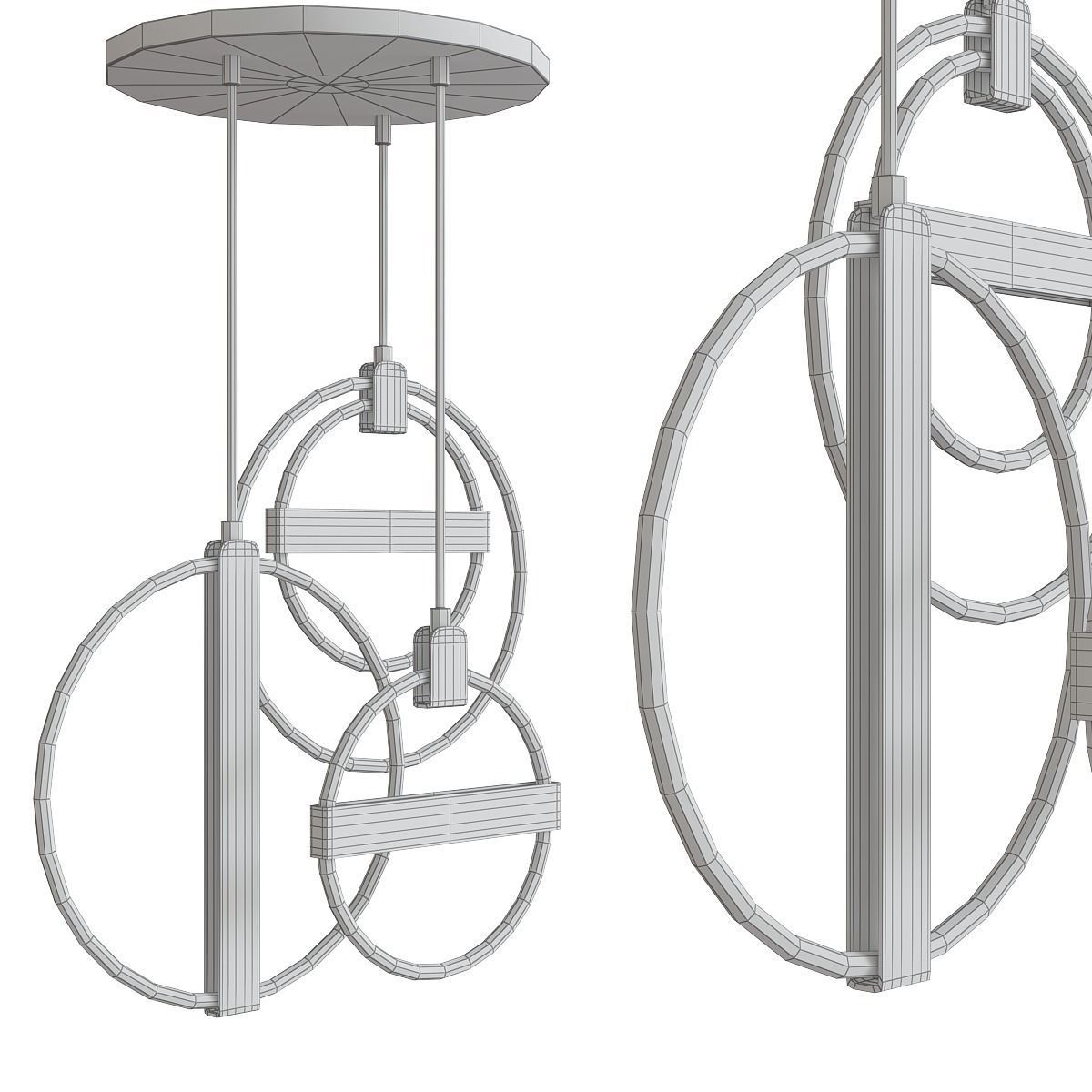 Chandeliers 3d models mega pack 100 models 3D Model Collection_186