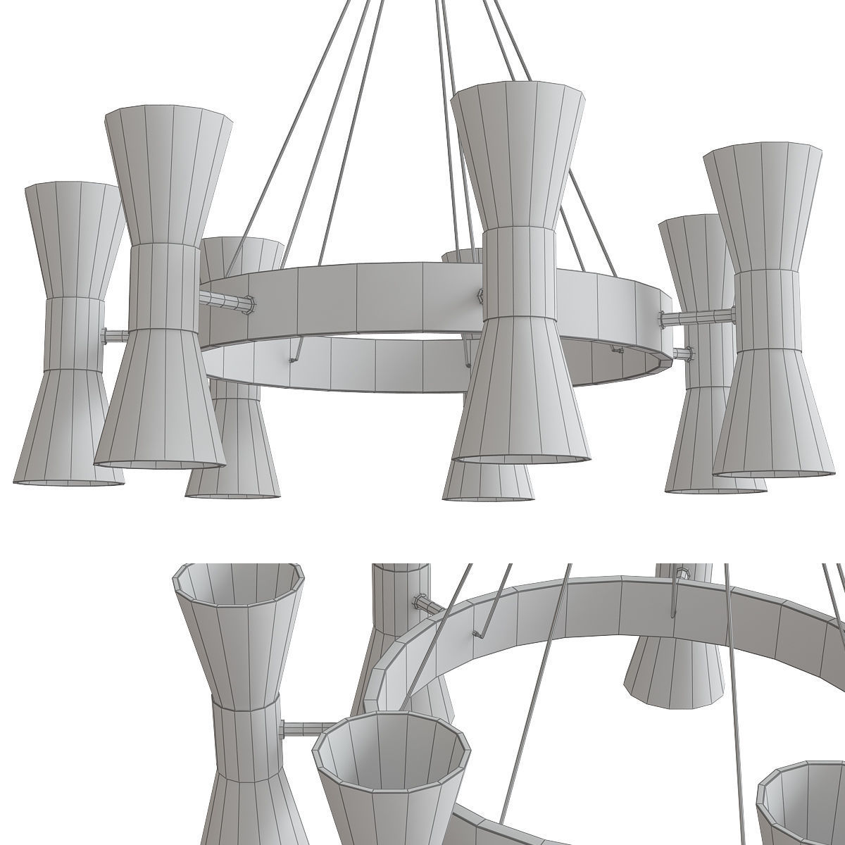 Chandeliers 3d models mega pack 100 models 3D Model Collection_184