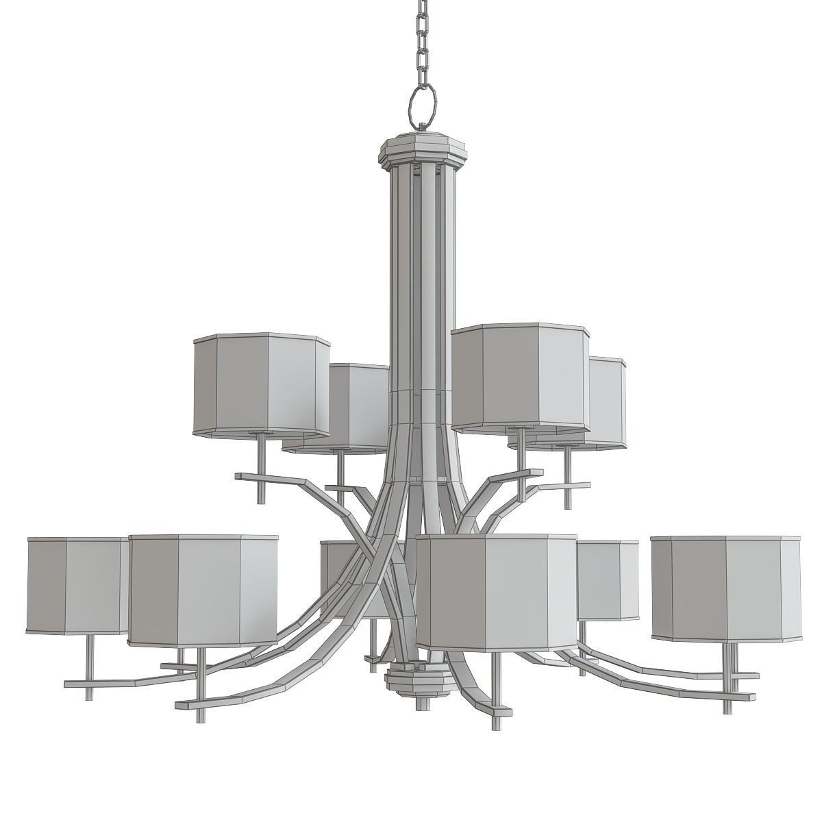 Chandeliers 3d models mega pack 100 models 3D Model Collection_164