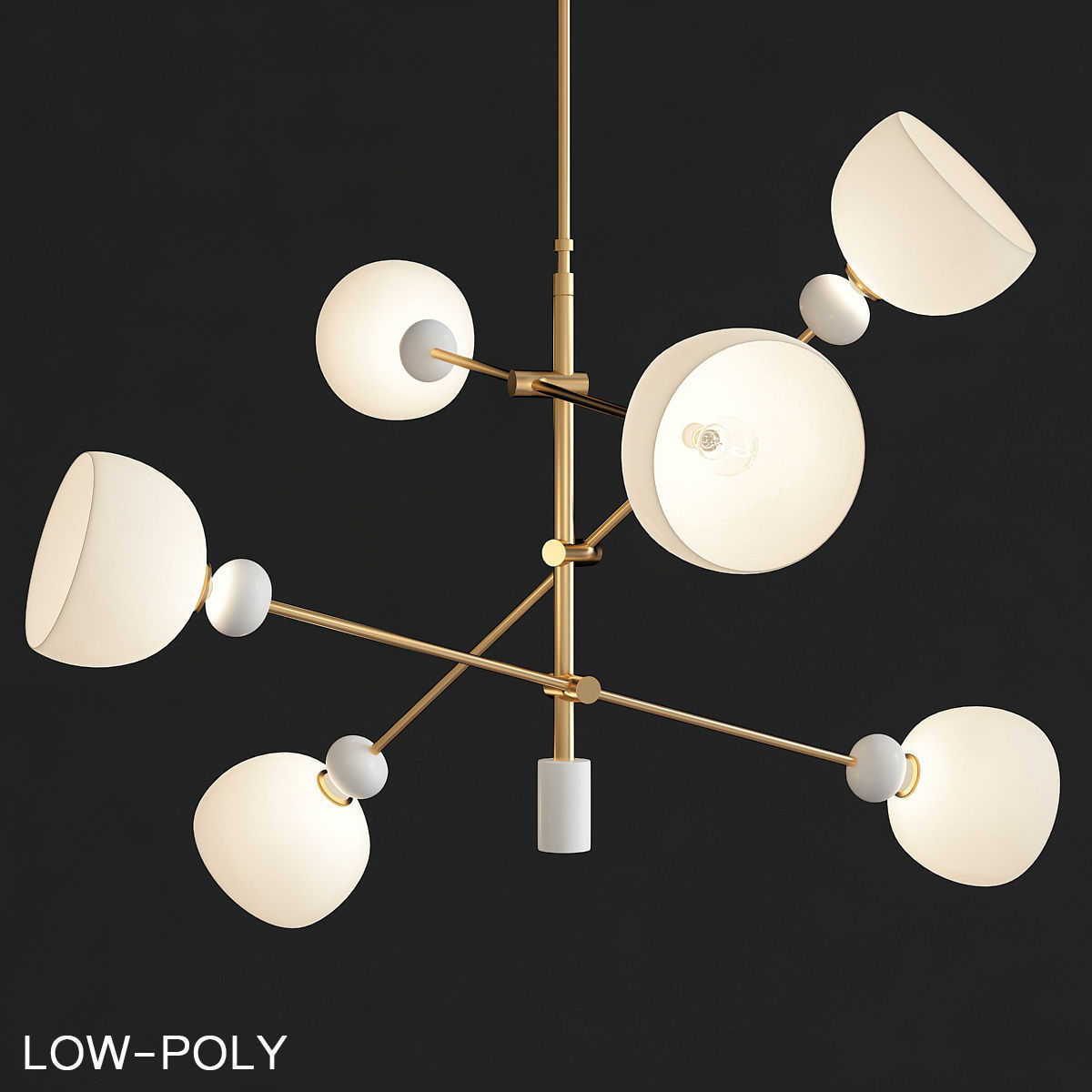 Chandeliers 3d models mega pack 100 models 3D Model Collection_11