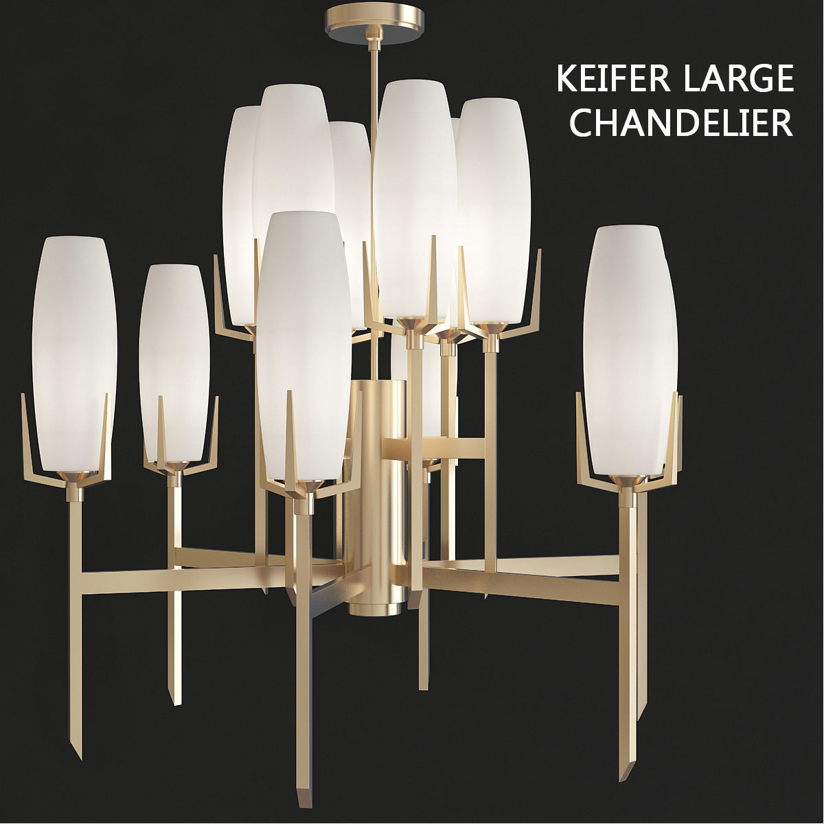 Chandeliers 3d models mega pack 100 models 3D Model Collection_40