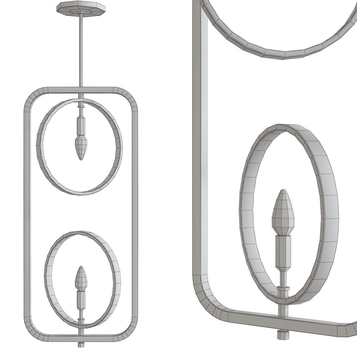 Chandeliers 3d models mega pack 100 models 3D Model Collection_120