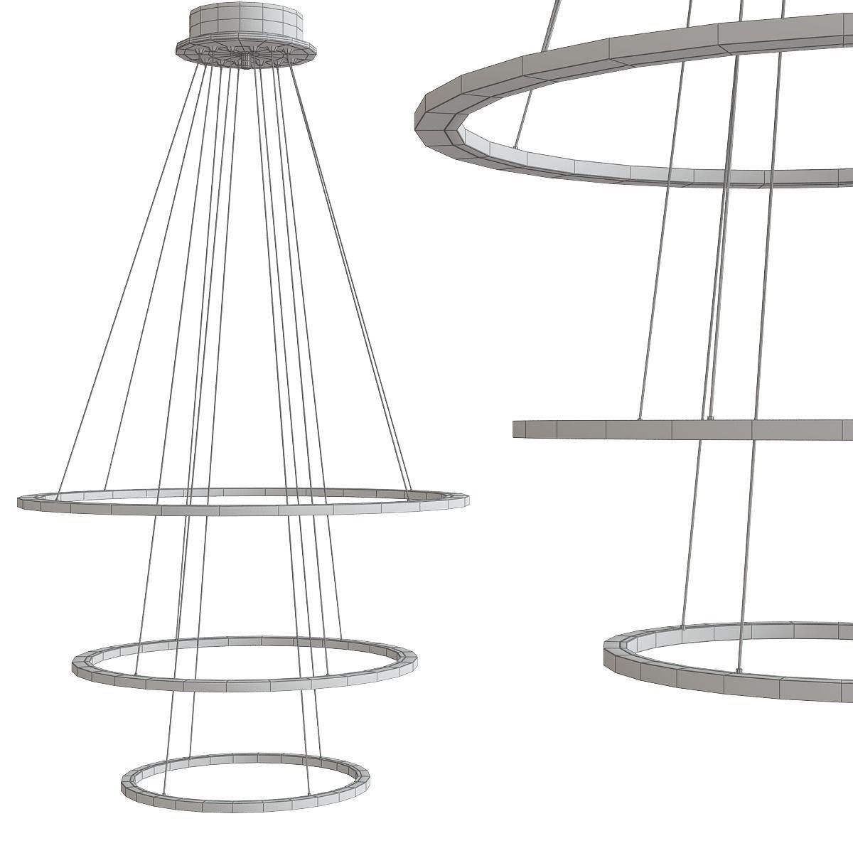 Chandeliers 3d models mega pack 100 models 3D Model Collection_166
