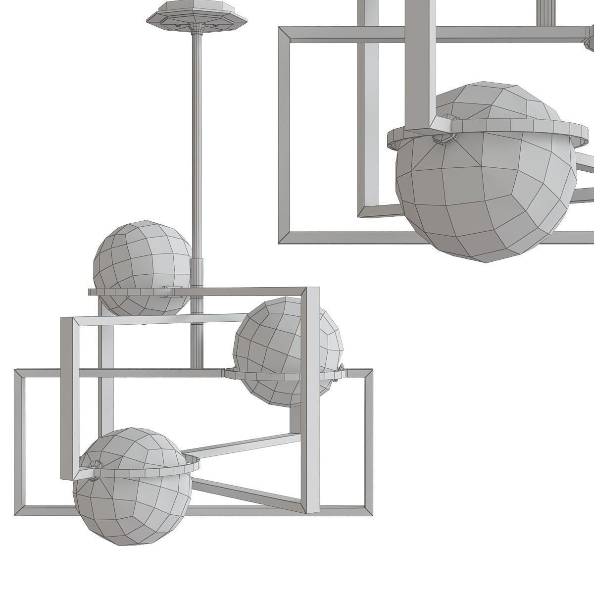 Chandeliers 3d models mega pack 100 models 3D Model Collection_167