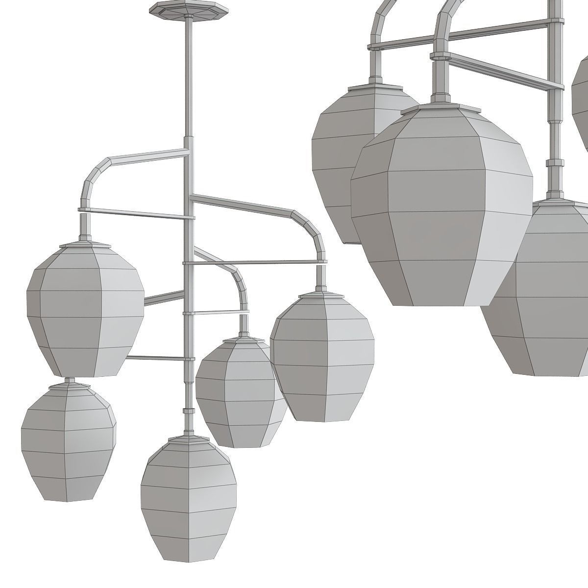 Chandeliers 3d models mega pack 100 models 3D Model Collection_176