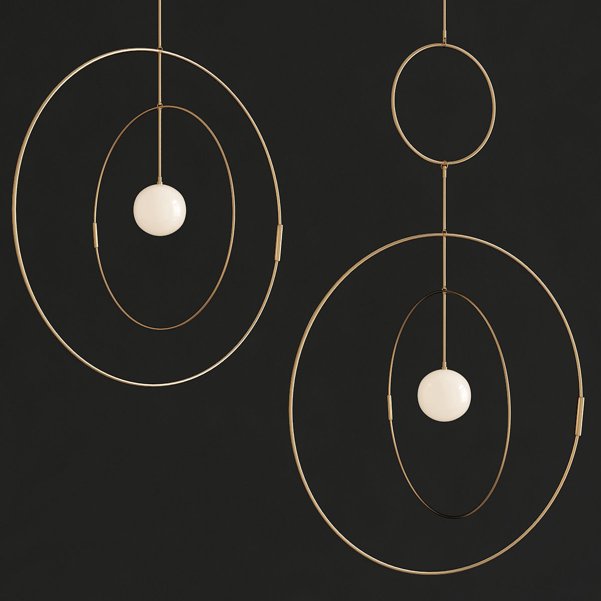 Chandeliers 3d models mega pack 100 models 3D Model Collection_18
