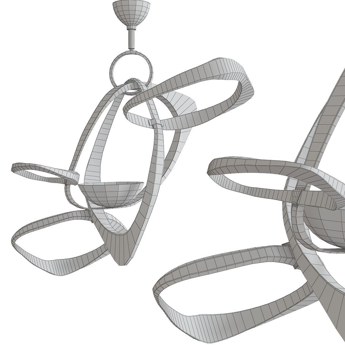 Chandeliers 3d models mega pack 100 models 3D Model Collection_135