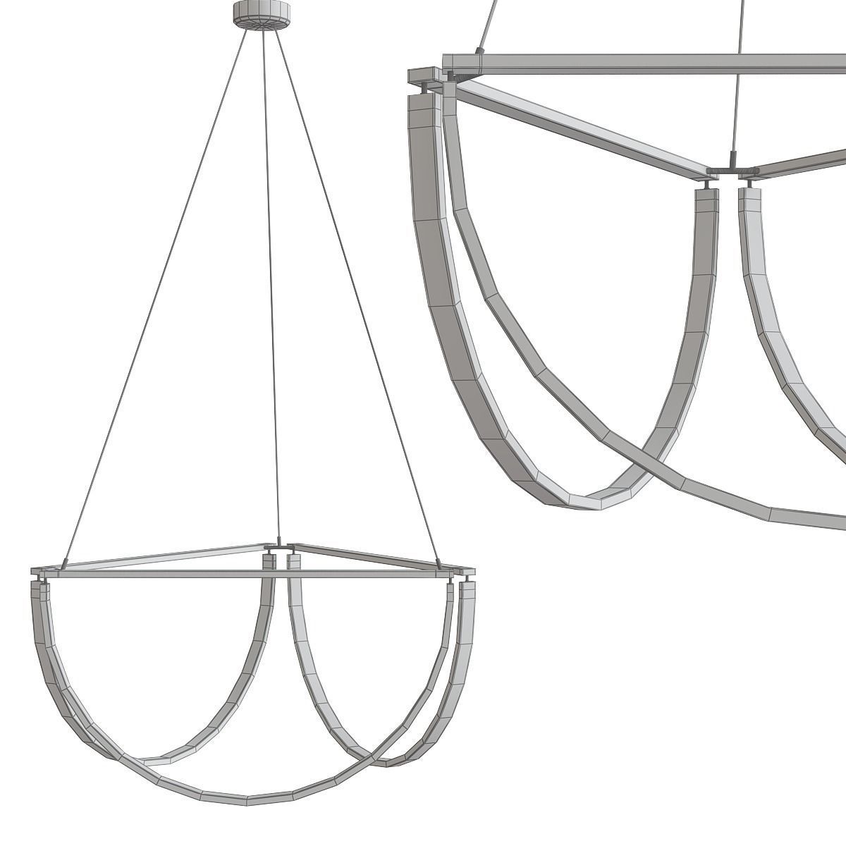 Chandeliers 3d models mega pack 100 models 3D Model Collection_182