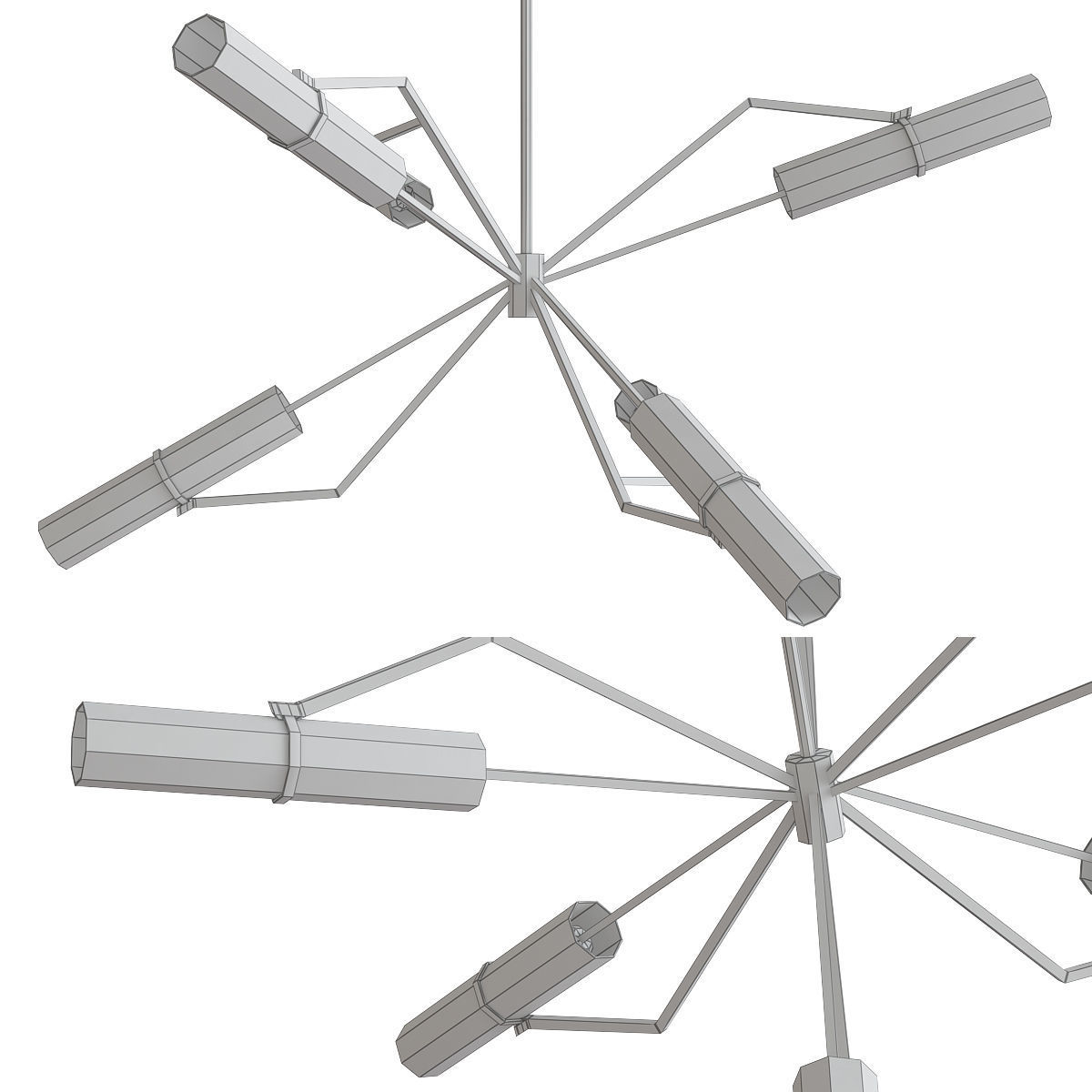 Chandeliers 3d models mega pack 100 models 3D Model Collection_180