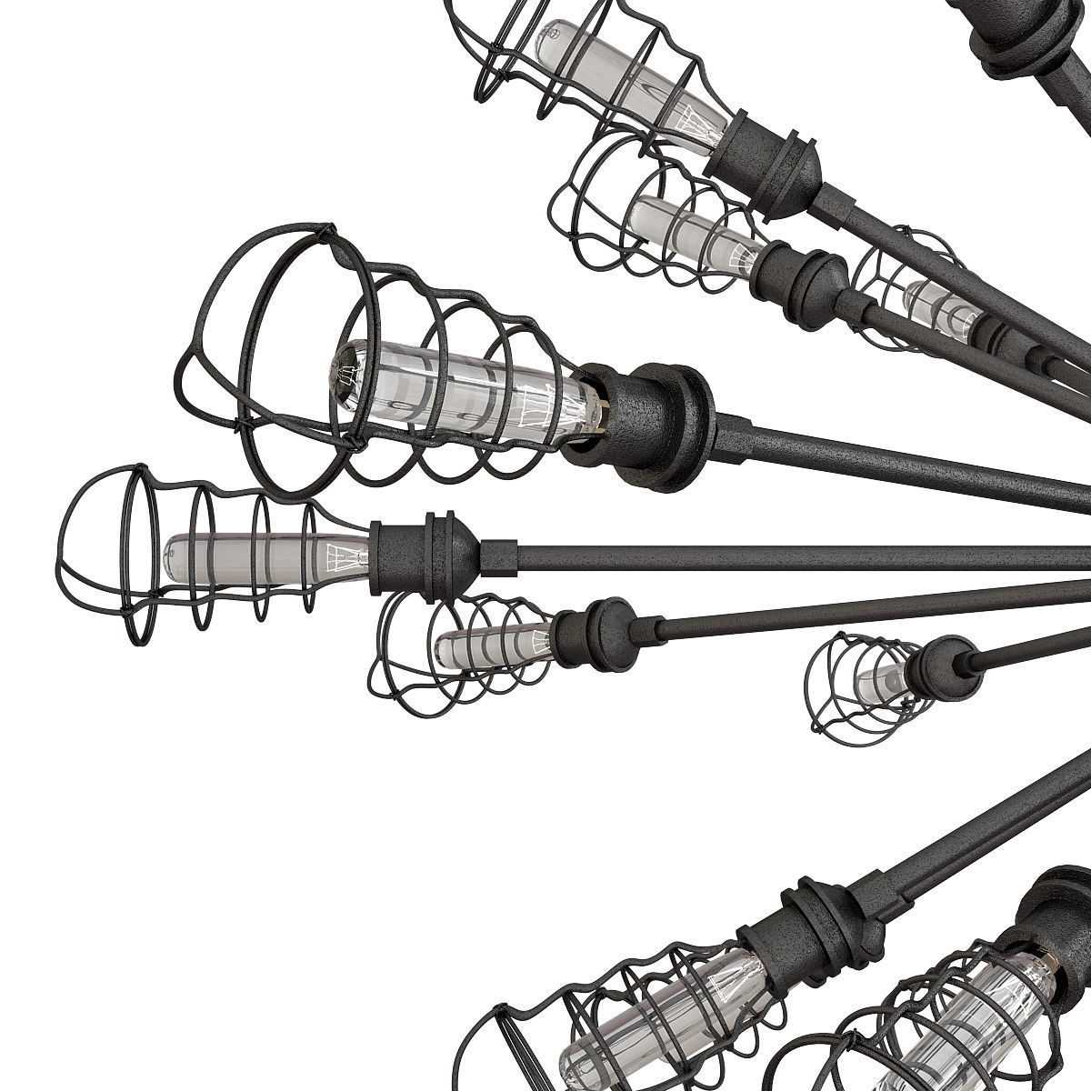Chandeliers 3d models mega pack 100 models 3D Model Collection_43