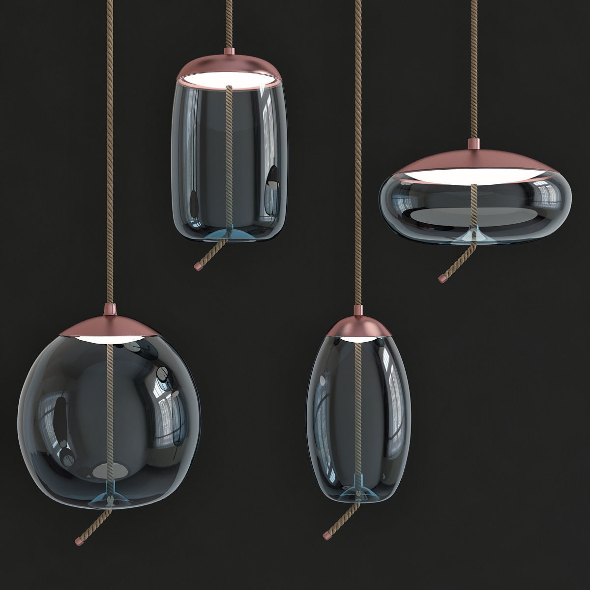 Chandeliers 3d models mega pack 100 models 3D Model Collection_73