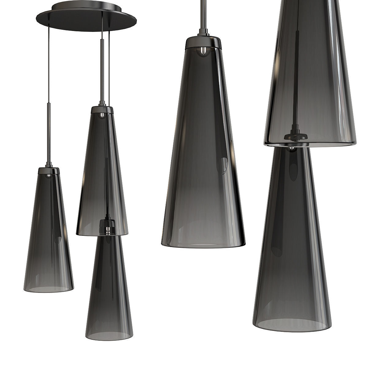 Chandeliers 3d models mega pack 100 models 3D Model Collection_80