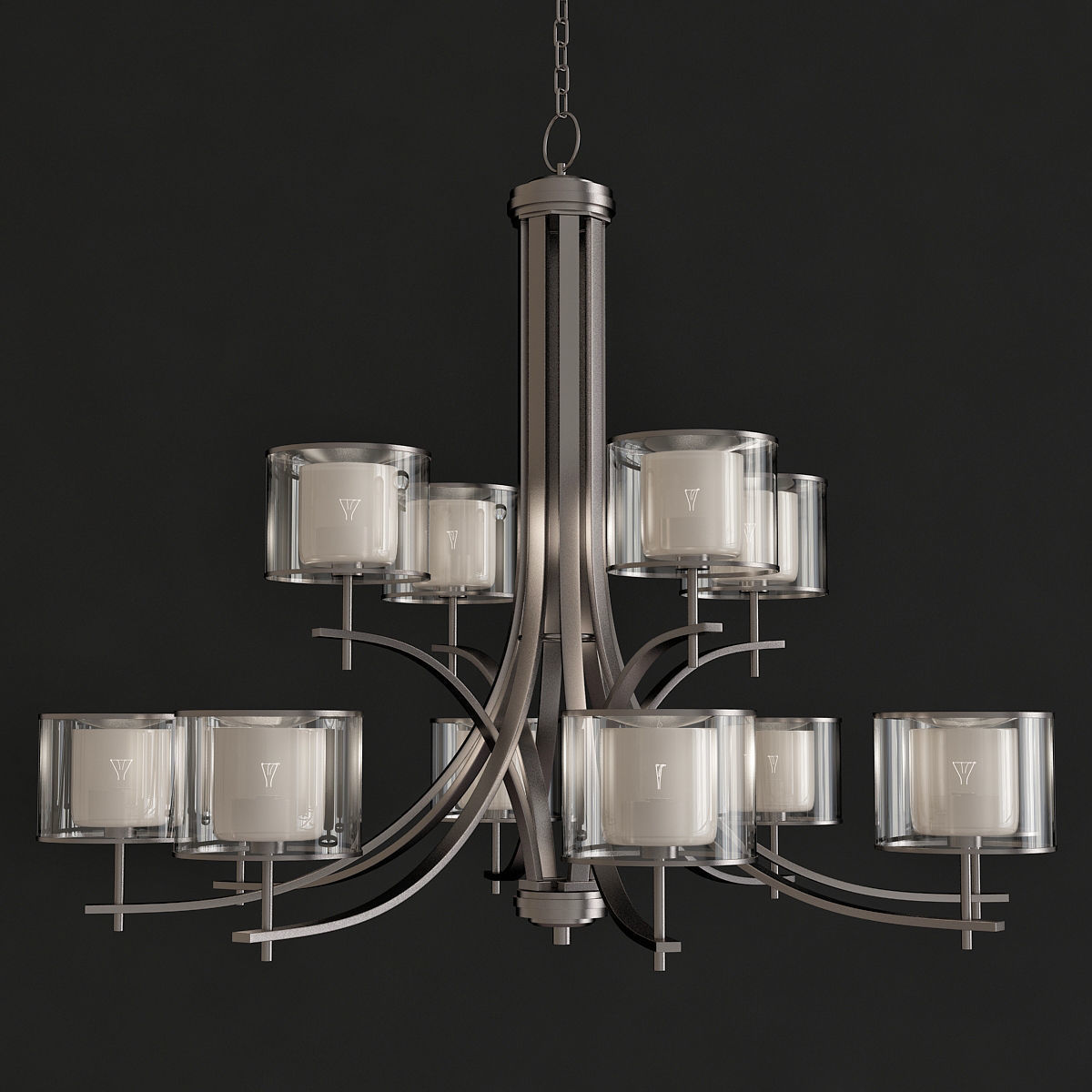 Chandeliers 3d models mega pack 100 models 3D Model Collection_55