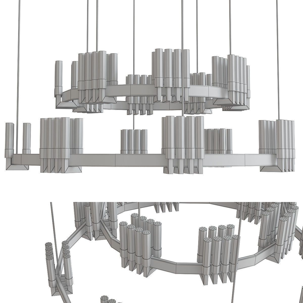 Chandeliers 3d models mega pack 100 models 3D Model Collection_117