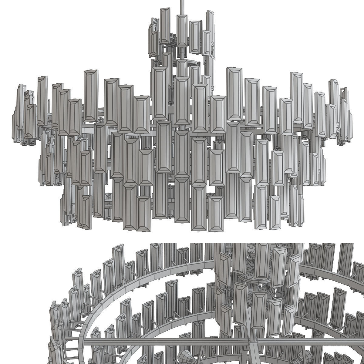 Chandeliers 3d models mega pack 100 models 3D Model Collection_129