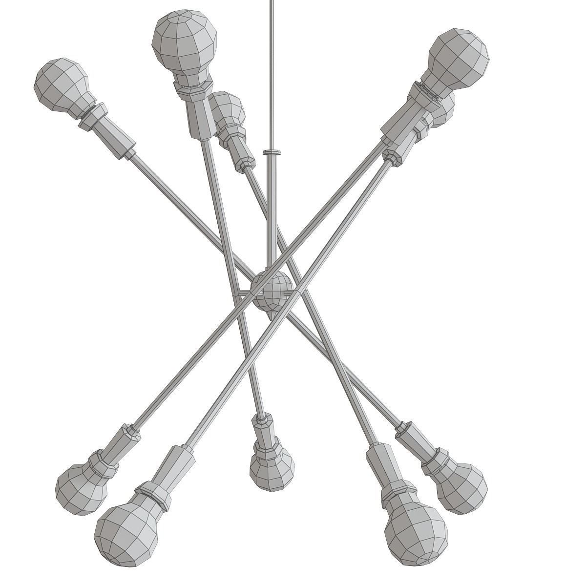 Chandeliers 3d models mega pack 100 models 3D Model Collection_160
