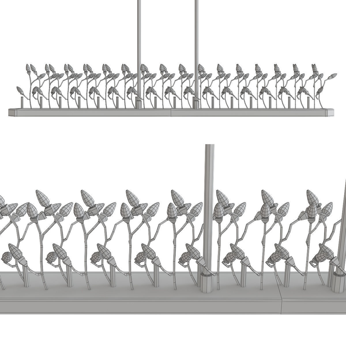 Chandeliers 3d models mega pack 100 models 3D Model Collection_125