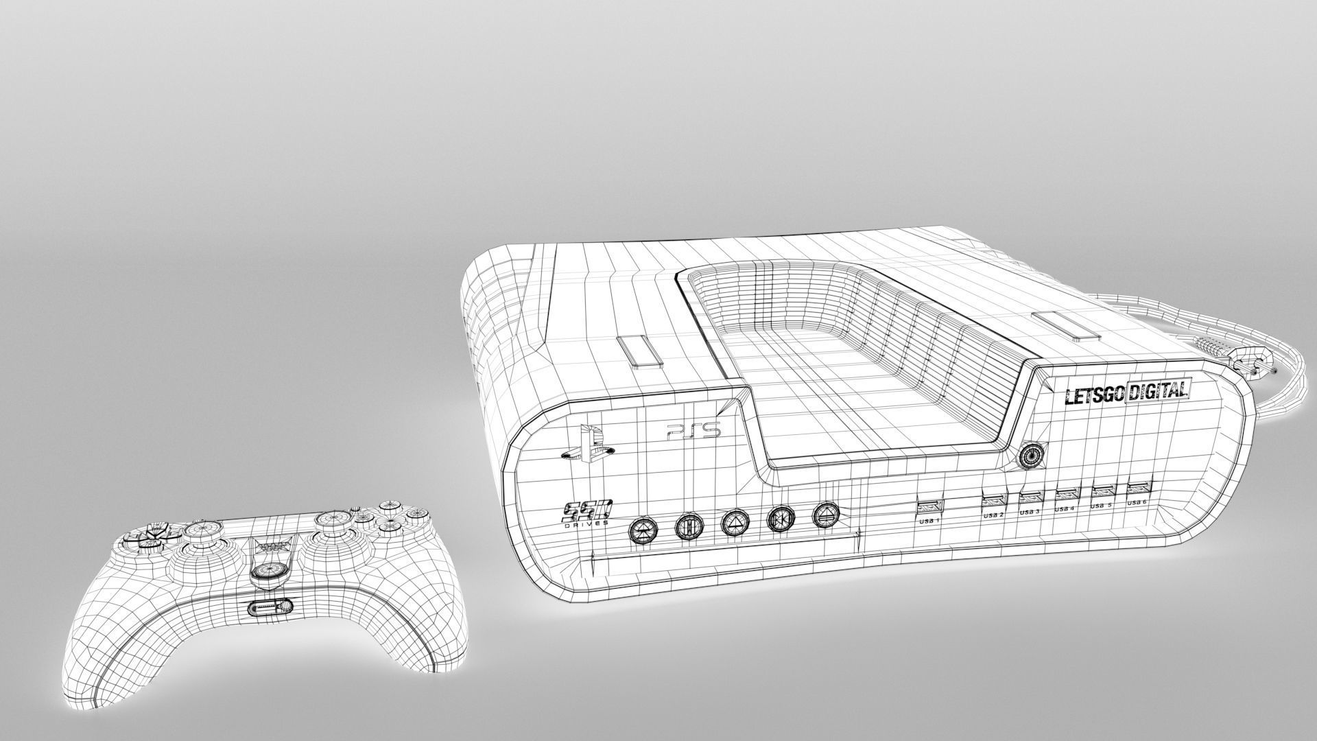 Sony Playstation 5 3D model_21
