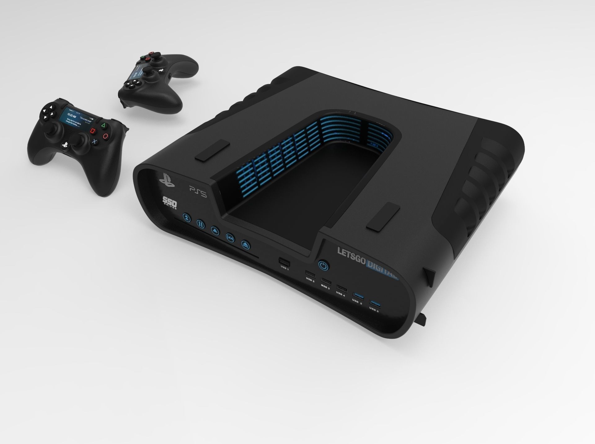 Sony Playstation 5 3D model_5